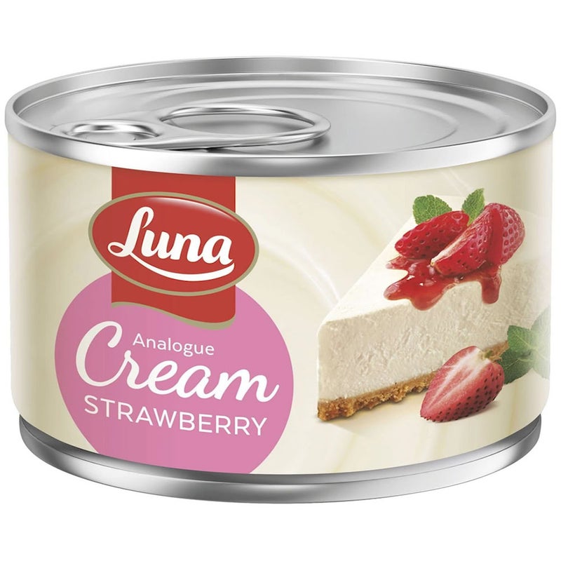 Luna Strawberry Flavored Cream, 155 G